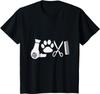 Dog Groomer Love T Shirt Dog Grooming Hairdryer Paw Scissors