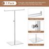 Purse Display Stand T Shaped Metal Adjustable Handbag Rack Double Hook Holder Necklace Organizer for Home Boutique Store
