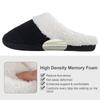 Fashion Shevalues Winter Plush Lining House Slippers For Women Fuzzy Cozy Indoor Slides Warm Non-slip Waffle Fur Unisex Cotton Slippers