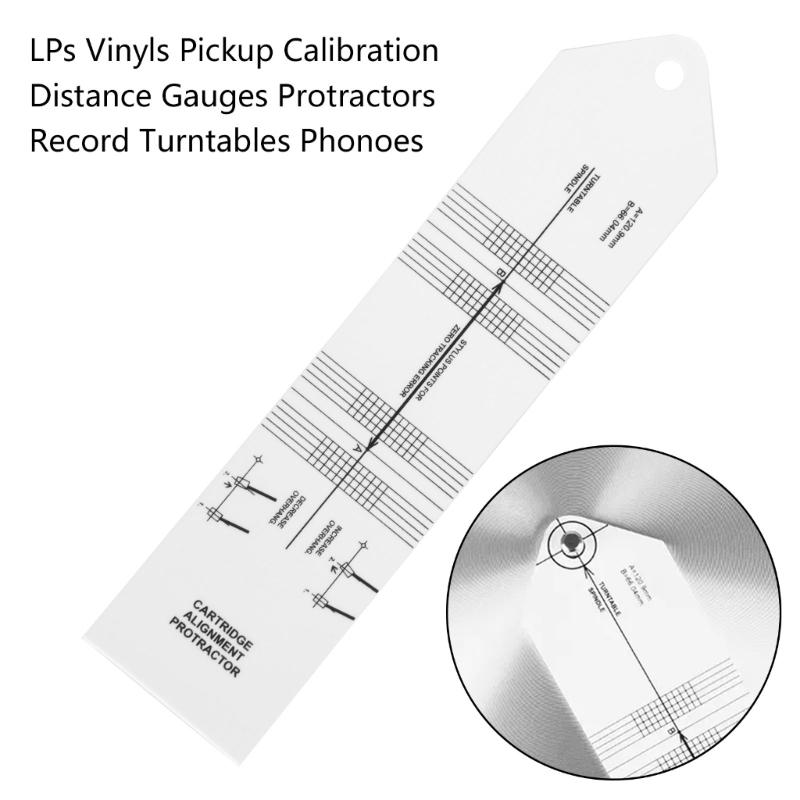 Turntables Cartridge Stylus Alignment Gauges Stylus Calibration Protractors for Audiophiles and Vinyls Enthusiasts