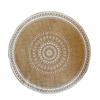 36/38cm Braided Place Mats Heat Resistant Cup Coaster Mat Vintage Round Placemat  Dining Table