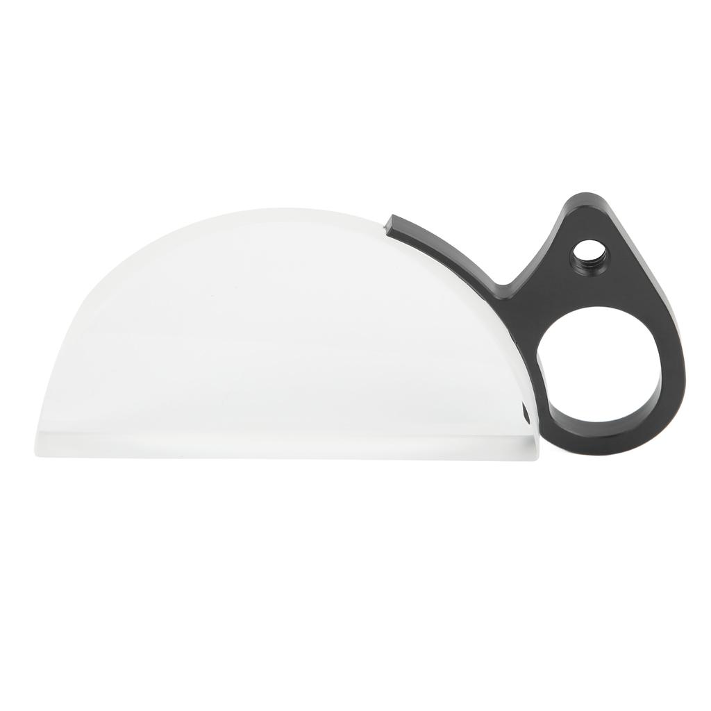 80mm Camera Lens Prism Optical Glass Handheld Special Effect Filter Half Moon Photography Accessories