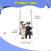 Skeleton Couple Statue Pendant Hanging Spooky Art Cute Figurine Halloween Decor for Garden Party