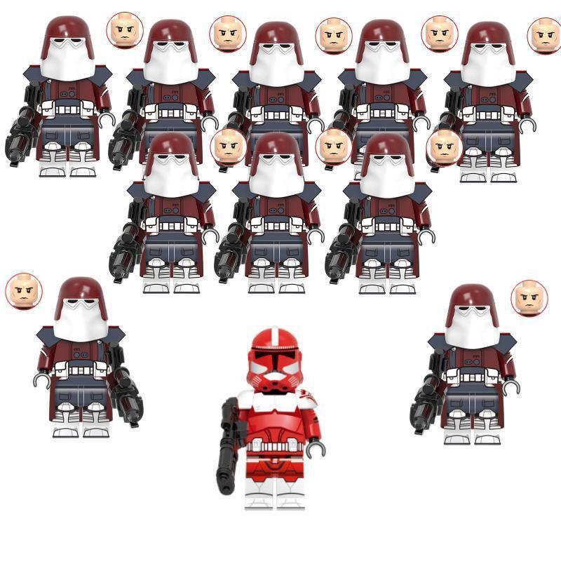 Star Wars Clone Commander Shock Trooper Building Block Figure Toy Bag