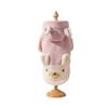Autumn and winter anti-slip cute bear hooded cotton coat ferret pet clothing soft and comfortable dog clothes