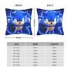 Decorative Pillow Covers Cartoon S-Sonic Merch Home  Pillow Case Cover Zippered Multiple Sizes