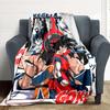 1pc Vegeta, Goku Blanket Lightweight Flannel Blanket Throw Blanket For Sofa, Bed, Travel, Camping, Livingroom, Office, Couch