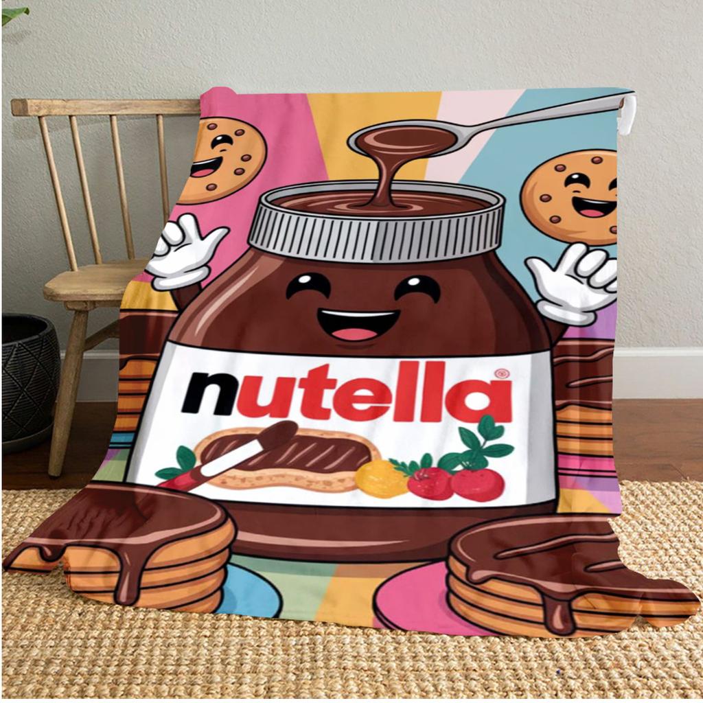 Nutella Vafle Potěšení Měkká Pohodlná Všechna Roční Období Pohovka Kancelářské Šlofíky Venkovní Cestování Perfektní Skvělý Dárek