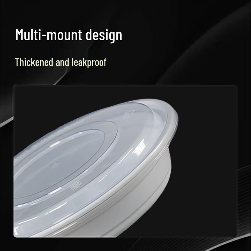 350ml Einweg Runde Take-Away Behälter mit Deckeln