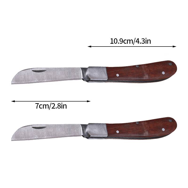 Folding Grafting Knife Fruit Tree Flower Tree Sapling Sprouting Knife Gardening Tools Multifunctional Folding Bud Grafting Knife Set