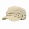 Retro Duck Tongue Caps Washed Fabric Knight Caps Versatile Flat Top Caps  Unisex