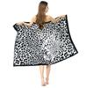 Happiest Leopard Print White Tiger Beach Towel, Large Bath Towel for Women, Stylish for Beach and Bathing (White: Tiger)