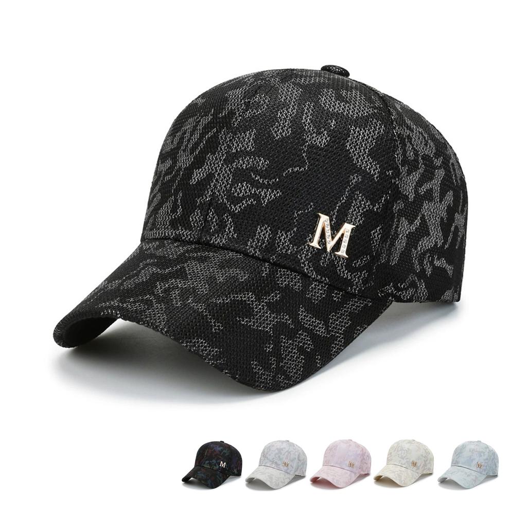 Men/Women's Fashion M Letter Camouflage baseball cap Spring Summer Autumn Adult Hats