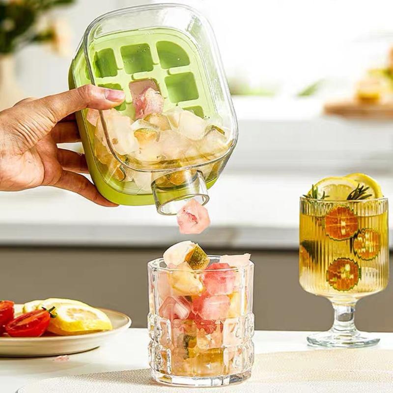 2-In-1 Ice Cube Water Bottle Portable Ice Maker Kettle Whiskey Ice Cream Ice Mold Cooler Cup Outdoor Fitness Drink Tool