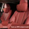Kompatible Kopfstützen für BMW X1i, X3, X5, X6 & Mercedes-Benz mit Fellperforation & Nackenschutz.