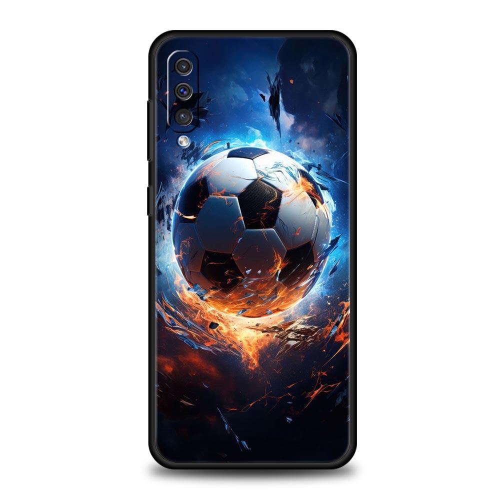 Football Passion Soccer Ball Phone Case For Samsung A54 A52 A24 A14 A50 A70 A40 A20S A20E A02S A12 A22 A34 A42 A32 5G A04s Cover
