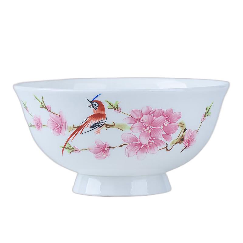 Jingdezhen Pfirsichblüte Knochenporzellan Geschirrset