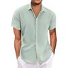 Havajská košile pro muže, pánské vintage košile na bowling s krátkým rukávem letní plážová košile