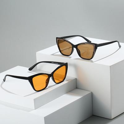 Vintage Cat Eye Sunglasses Women Men Fashion Luxury Brand Retro UV400 Colorful Sun Glasses for Outdoor Travel