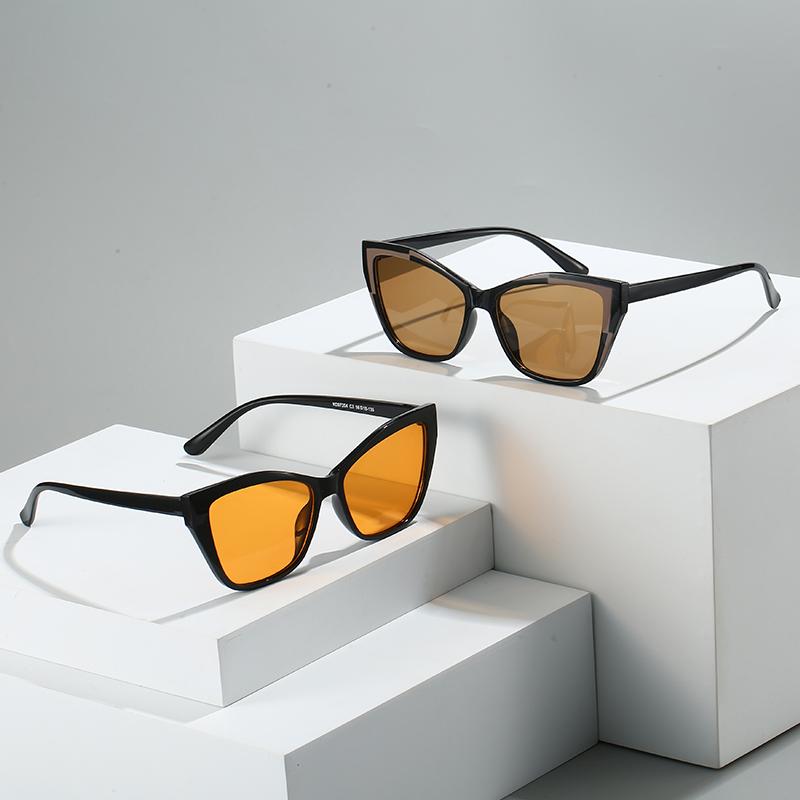 Vintage Cat Eye Sunglasses Women Men Fashion Luxury Brand Retro UV400 Colorful Sun Glasses for Outdoor Travel