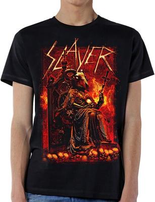 Men's Goat Skull Slim Fit T-shirt Black