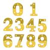 Gold 16CM Letters Lights Creative Mirror-Shaped Golden Numbers Led Lights Battery Powered Luminous Atmosphere Lamp