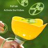 Pull String Flying Saucer Disc Launcher Kids Flying Toys Throw Catch Outdoor Sport Propeller Children Garden Game Gift For Boy
