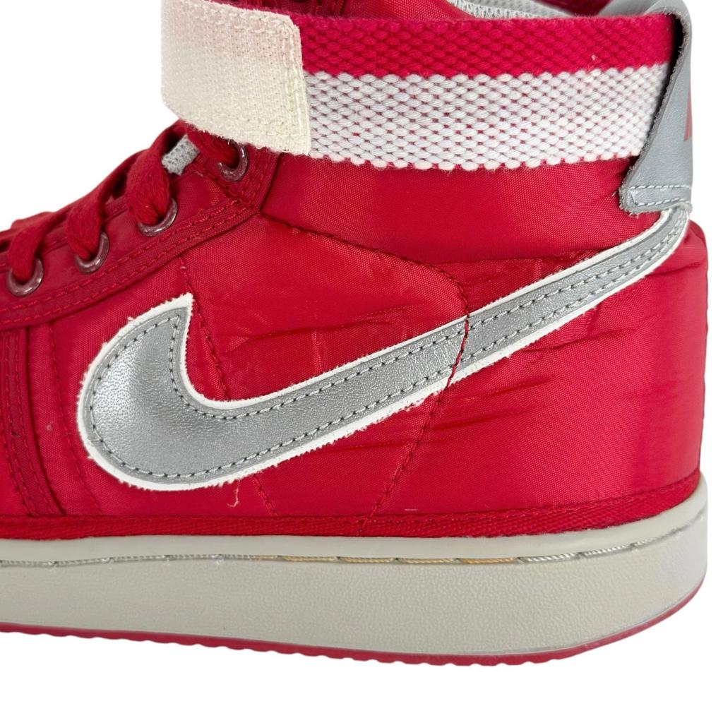 Pristine NIKE High Cut Sneakers VANDAL HIGH SUPREME Ankle Strap Red Mens 27.5cm Used