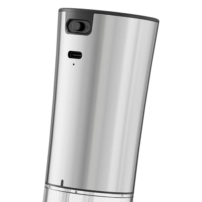 Electric Peppers Mill Automatic Salt Mill Peppers Grinder USB Rechargeable Adjustable Mill Suitable for Kitchen Cooking