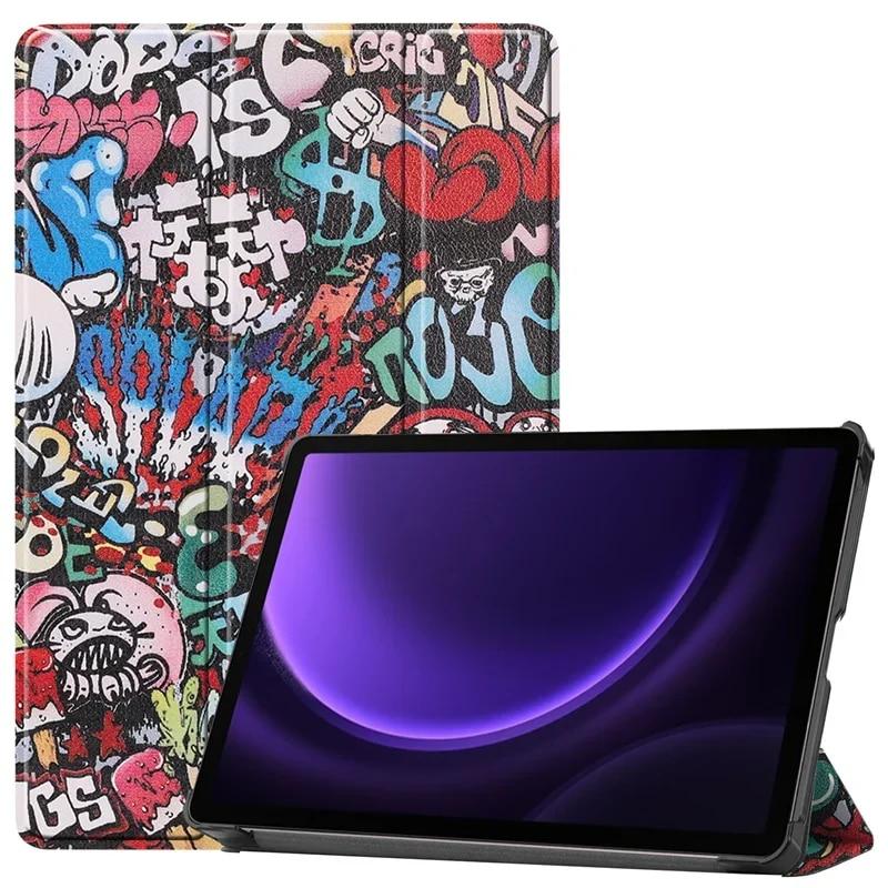 Stand Fall für Samsung Galaxy Tab S9 FE Fall 10,9'' PU Leder Auto Schlaf Abdeckung für Funda Galaxy Tab S9 FE Fall X510 X516 X516B