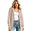 Women's Oversized Zip Up Hoodie Long Sleeve Casual Sweatshirt
