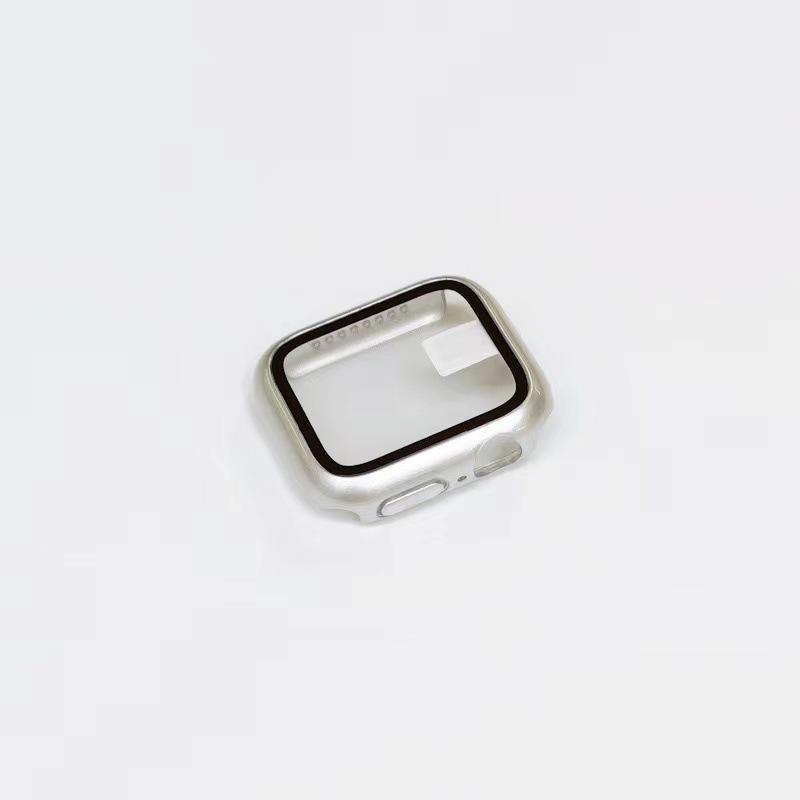 

Универсальный защитный чехол и закаленная пленка для Apple Watch Series 6/7/8 42mm серебряный