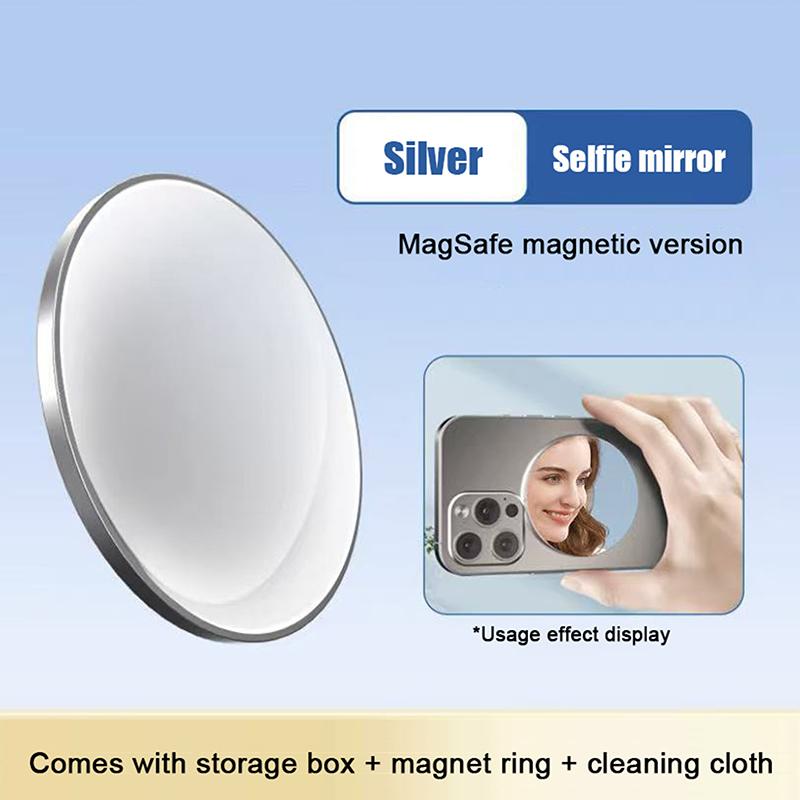 Pour Miroir Convexe Magnétique Smartphone Miroir de Beauté Vidéo Selfie Vlog Miroir Magnétique Pour Streaming Selfie