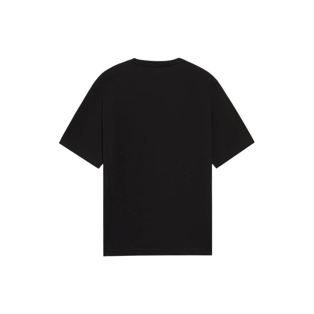 Li-Ning Badfive Basketball Series Locker Rundhals Kurzarm T-Shirt mit Aufdruck zum Thema Täuschung Herren Tops Schwarz AHSS381-2