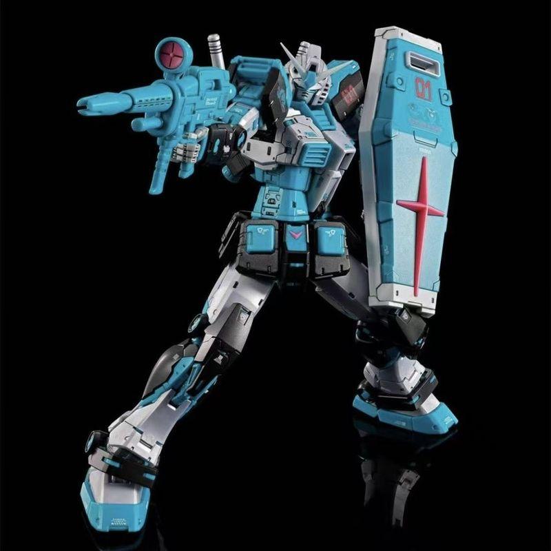 Beperkte RG 1/144 RX-78-2 Ver.2.0 Hatsune Miku Ver. Montage Modelbouwkit Actiefiguren Modieuze Plastic Speelgoed Verzamelaarsobjecten