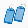 10-50pcs Colorful Plastic Keychain Key Tags Label With Split Ring For Diy Numbered Name Baggage Tag Id Label Name Tags