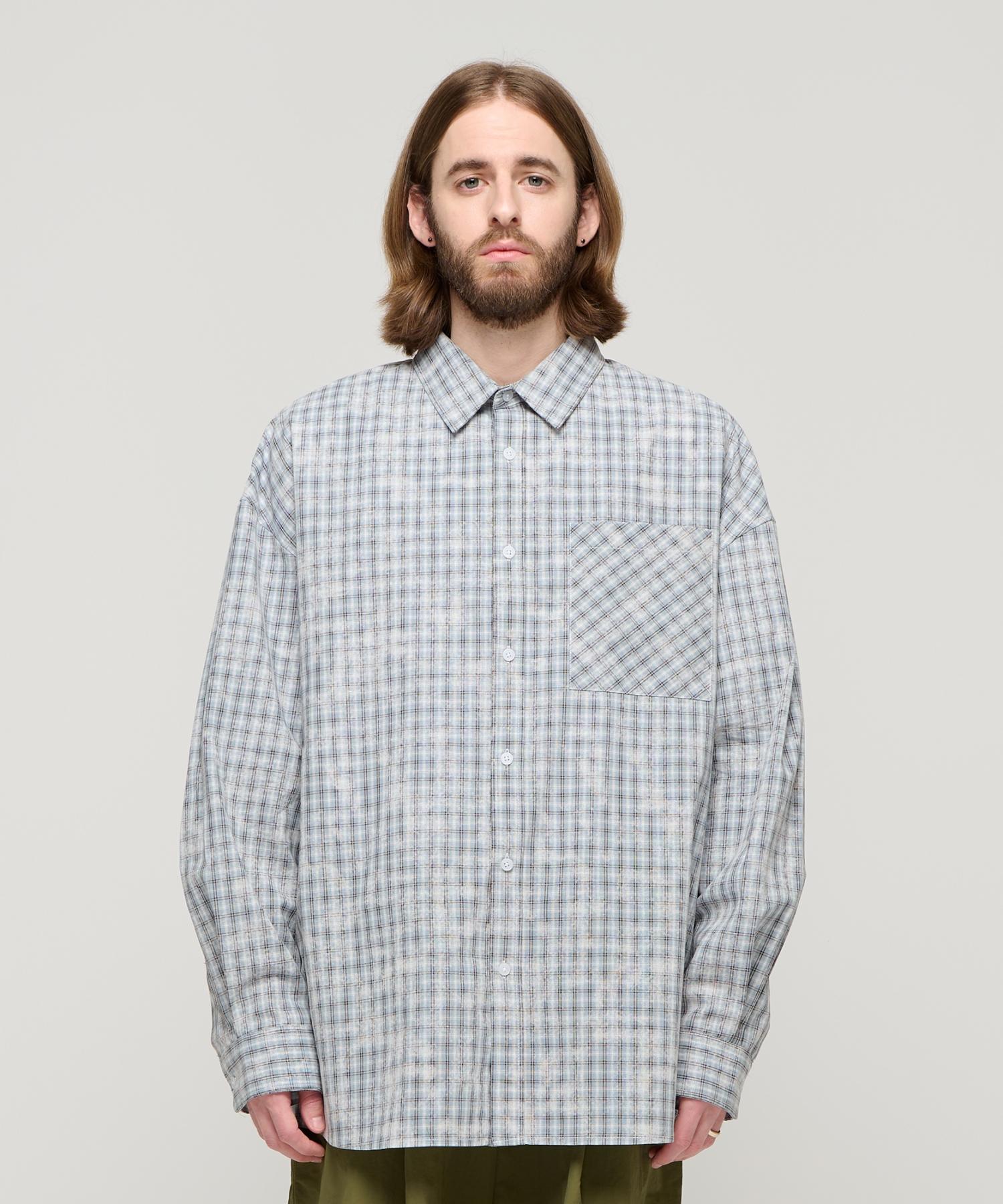 Cargo Bros Rosie Over Check Shirt (Blue) Free
