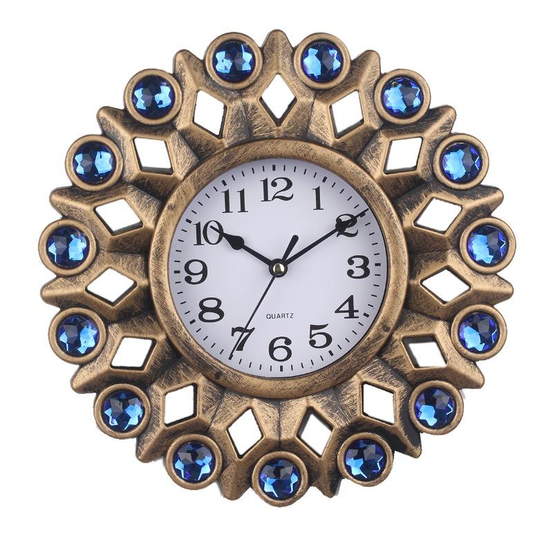 

Домашние тихие настенные часы Современные часы для гостиной Часы для спальни Модные настенные часы Домашние кварцевые часы Простые тихие часы bronzer