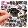 56 Pcs Sad Hamster Meme Room Decor Wall Art Stickers Papel Tapiz Pared Adhesivo Pegatinas De Pared Impermeable Cozinha Bookmark