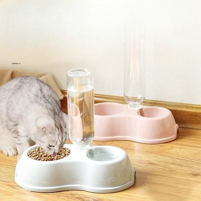 Cat Bowl, Cat Food Bowl, Dog Bowl, Dog Bowl, Teddy Dog, Double Bowl, Cat Automatic Water Dispenser