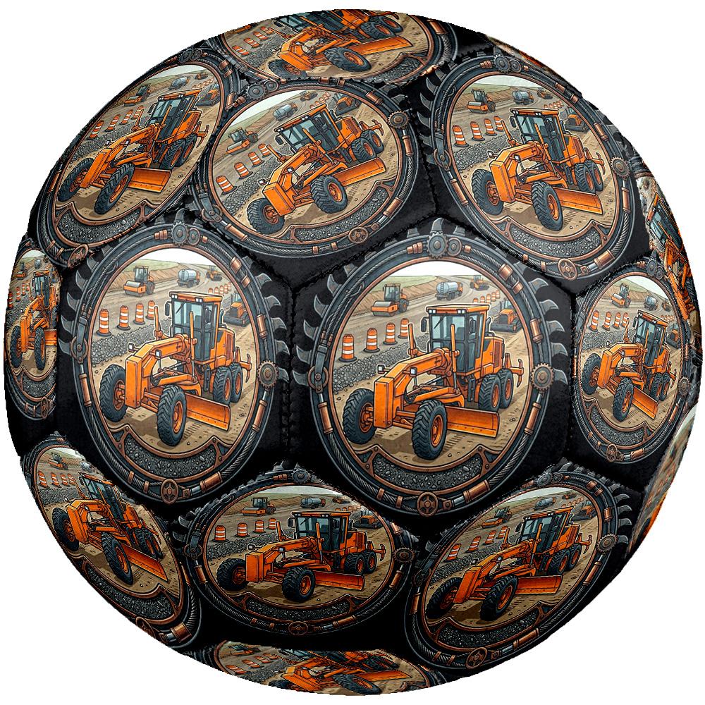 Construction Gear Art Round Football Size 5 Adult Ball Suitable for Training Matches and Outdoor Team.