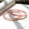 2PCS Imitation Natural Jade Solid Color Jingle Bangles Vintage Palace Simple Glass Bracelet Chinese Style Ancient Jewelry Gifts