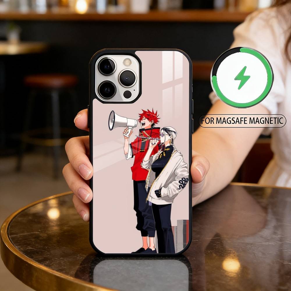 C-Comics G-Gokurakugai Phone Case For iPhone17,16,15,14,13,12,11 Plus,Pro Max Magnetic For Magsafe Wireless Charging