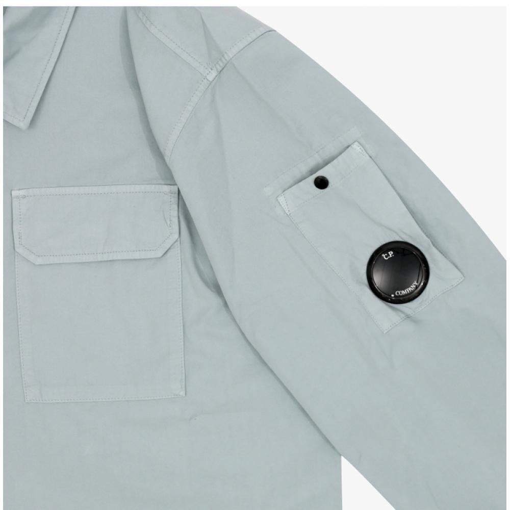 C.p. Company Lens Wappen Gabardine Sovracamicia Uomo 110143g 809