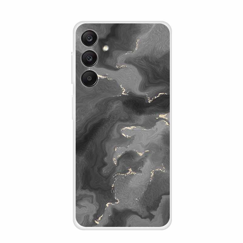 Marble Patterns Phone Case for Samsung A25 Soft Transparent TPU Clear Cover for Samsung Galaxy A 25 Protective Silicone Shell
