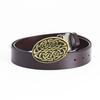 Fashion New Men's Belt Retro Whole Cowhide Smooth Buckle Belt Men's Waist Belt