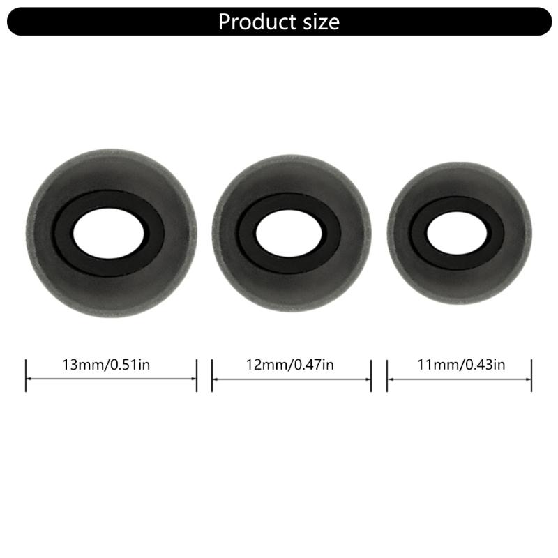 1Set Replacement Ear Tips For RM Buds Air 2/Buds Air 3 In Ear Headphones Earbuds Soft Silicone Washable Reusable
