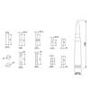 Bullet Style 0.5 Cal Silver Antenna Mast Power for CHEVY SILVERADO 1500 2500