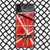 Eddie Van Halen Graphic Guitar Phone Case For Samsung Z Flip 7 6 5 4 3 Galaxy ZFLIP7 ZFlip6 5G Flip5 Flip4 Flip3 5g Black Hard C