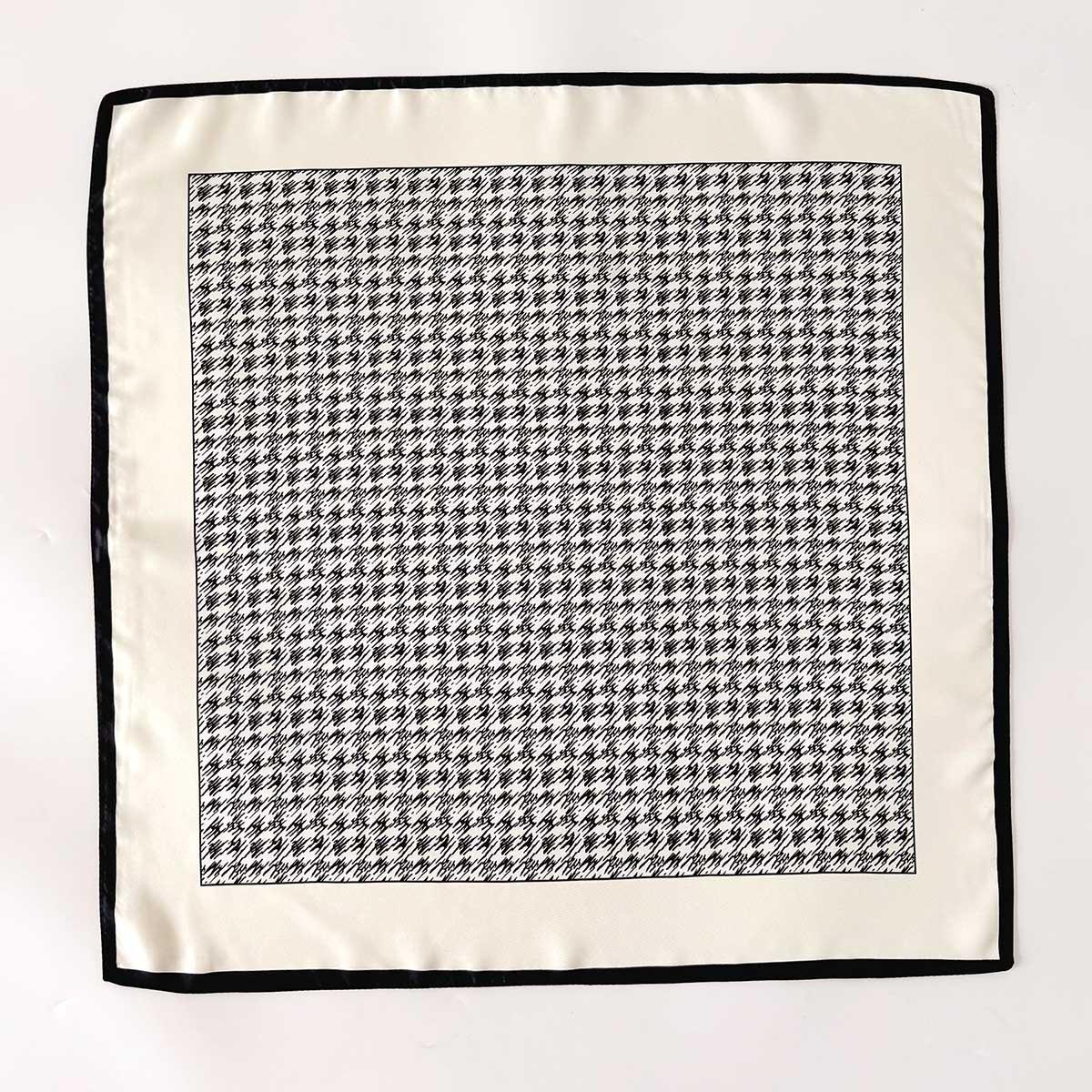 

Шарф из 100% натурального твила 14 момме для женщин 65 см галстук на шею двусторонний шаль накидка высокое качество квадратный хиджаб бандана шарфы Twill Silk 65x65cm